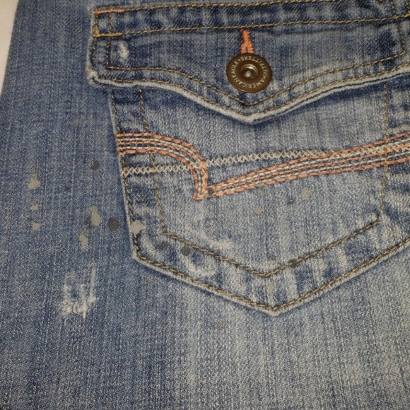 💋American Eagle Outfitters Sz2 JEAN MINI - Picture 7 of 8